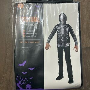 Skeleton Costume for Kids - Black and White